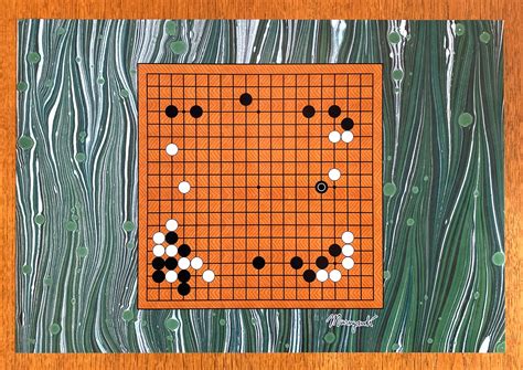 Poster Move 37 Baduk, Weiqi, Go Game Alphago's Famous Shoulder Hit ...