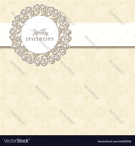 Wedding invitation card design Royalty Free Vector Image