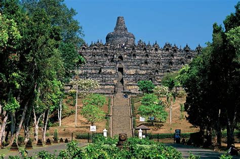 HD wallpaper: borobudur, religion, architecture, history, built ...