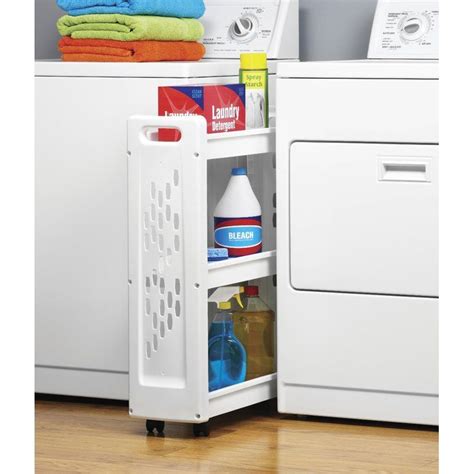 Slim 3-Tier Laundry Cart | Room storage diy, Laundry room storage ...