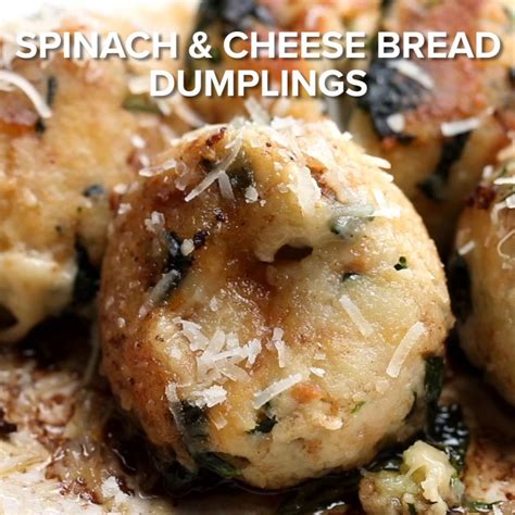 Spinach And Cheese Bread Dumplings Recipe by Maklano