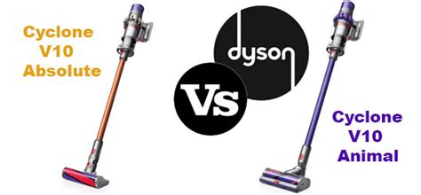 Dyson Cyclone V10 Absolute vs Dyson Cyclone V10 Animal