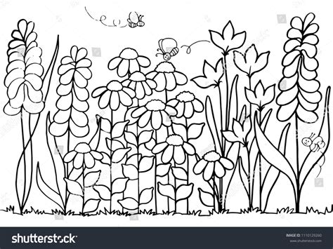 Coloring Pages Of A Flower Garden