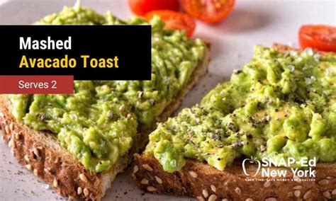 Mashed Avocado Toast – SNAP-Ed New York