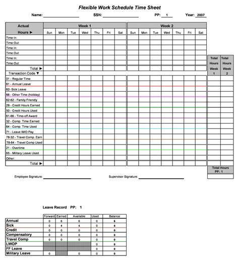 Free Monthly Employee Schedule Template Download