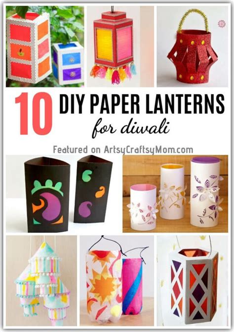 10 DIY Paper Lanterns for Diwali