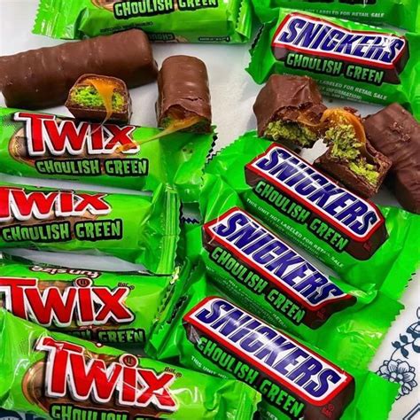 Snack Betch on Instagram: "New Ghoulish Green Twix and Snickers! Headed ...