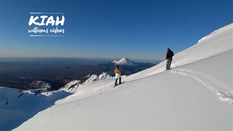 SKIING FROM THE SUMMIT OF MT RUAPEHU - YouTube