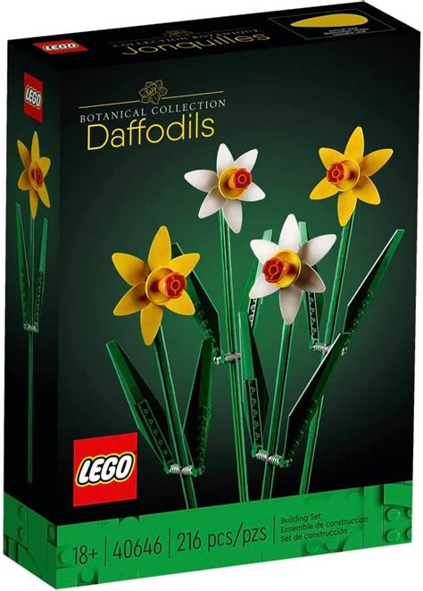 LEGO Daffodils 40646,White,Yellow, Building Sets - Amazon Canada