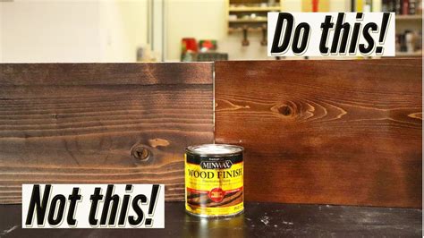 How to Stain Wood Like a PRO - 4 Simple Steps! - YouTube