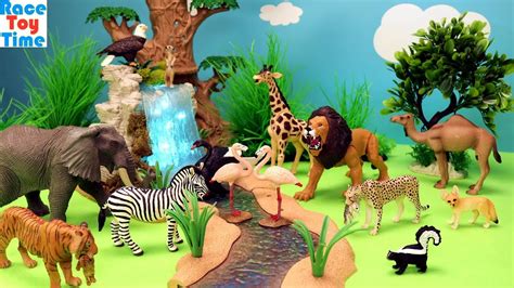 Zoo Animals Toys Surprises - Fun Learning Animal Names For Kids - YouTube