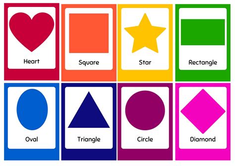 Teaching Shapes Clipart and Flashcards by Poppydreamz - Clip Art Library