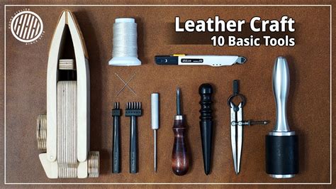 [Leather Craft] 10 leather craft tools for beginners / basic / everyday ...