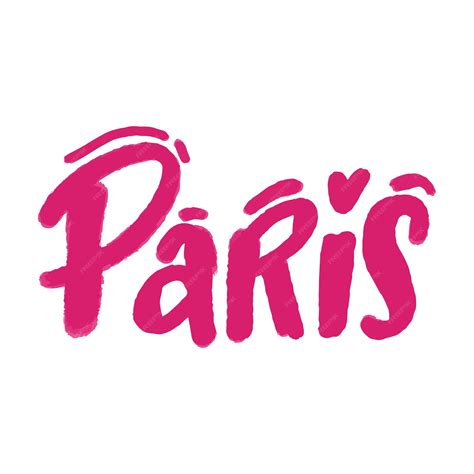 Premium Vector | Paris word city typography line art design for appareltshirtprinthome decor ...