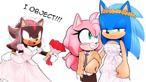 Sonic and Amy's Wedding - Sonic x Amy (Sonamy) Comic Dub Compilation - YouTube