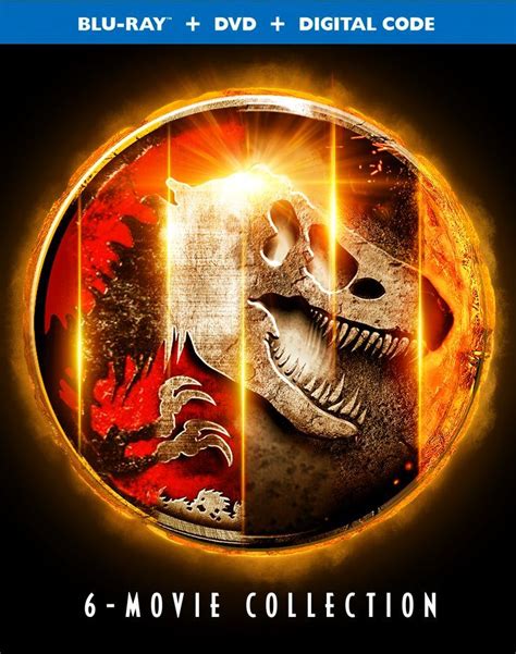 THE JURASSIC SAGA BLU RAY 4K SET (Jurassic World 6 Movie Collection ...