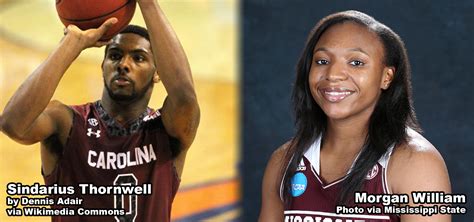 Thornwell, William Named United States Sports Academy March Athletes of the Month – United ...