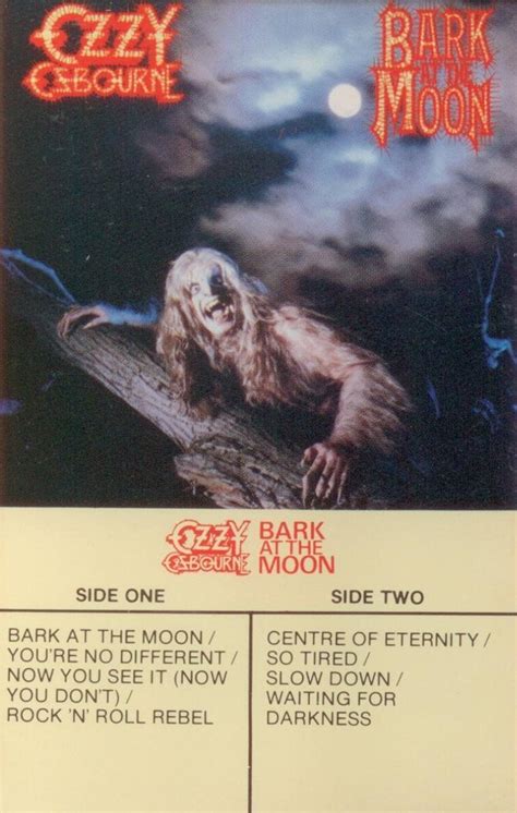 Ozzy Osbourne - Bark At The Moon (1983, Cassette) | Discogs