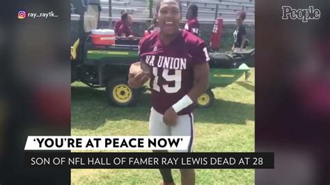 Ray Lewis' Son, Ray Lewis III, Dies at 28: 'I Pray You're at Peace Now ...