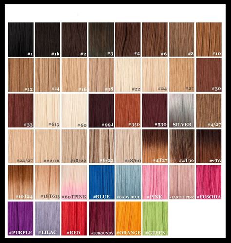 Remy Hair Colour Chart | Hair color chart, Hair dye color chart, Hair chart