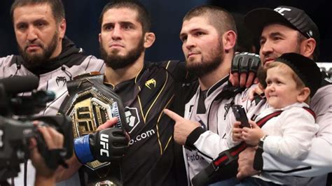 Khabib Nurmagomedov Reacts to Islam Makhachev Realizing Father’s Plan ...