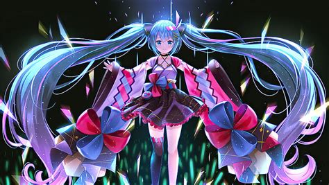 Hatsune Miku Vocaloid Laptop, Anime, , and Background, HD wallpaper | Peakpx