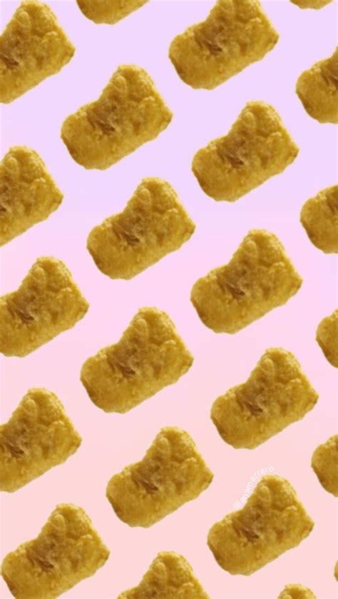 chicken nuggets wallpaper background mcdonald’s food ombré pattern fondo pollo degradado ...