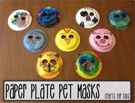 Mom Mart: Paper Plate Animal Masks #CraftForKids | Paper plate animals, Paper plate animal masks ...