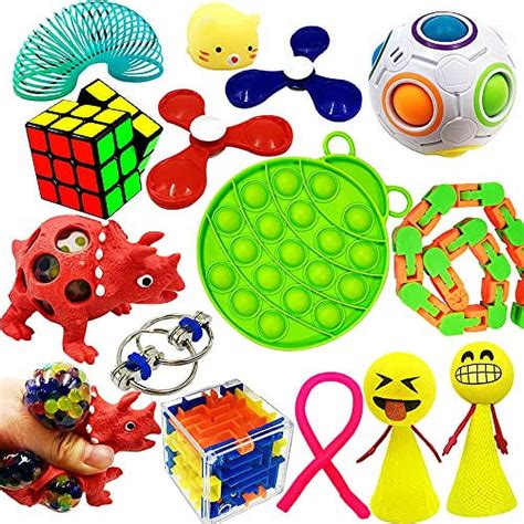 ToyerBee Sensory Fidget Toys Set for Adults, Kids, ADHD, ADD, Anxiety Autism, Autistic to Stress ...