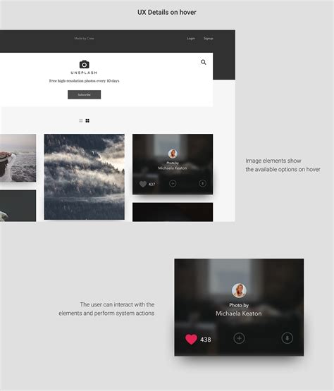 Unsplash - Redesign on Behance