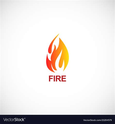 Fire logo Royalty Free Vector Image - VectorStock