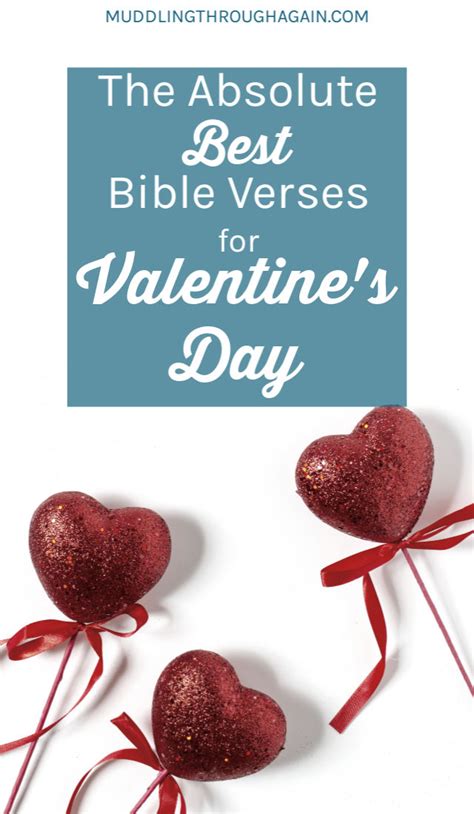 27+ Bible Verses for Valentine's Day - Muddling Through Together