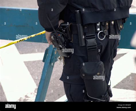 Utility Belt of a New York Police Officer Stock Photo - Alamy