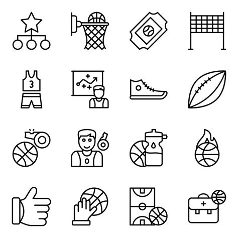 Pack of Sports Vector Icons 16761329 Vector Art at Vecteezy