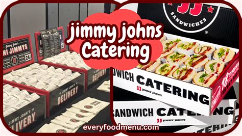 jimmy johns Catering Menu 2024