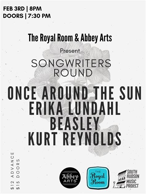 Royal Room & Abbey Arts Present: Songwriters Round feat. Once Around ...