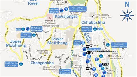 Thimphu Map ~ World Of Map