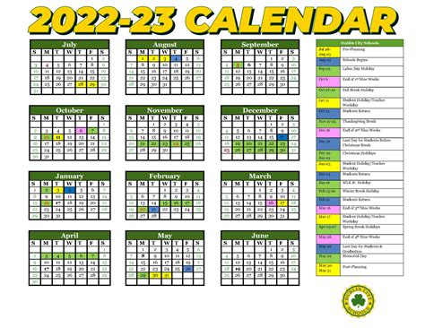 Dublin Unified School District Calendar 2025-25 - Dayna Ernesta