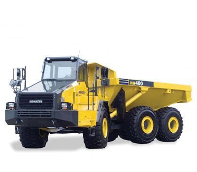 Komatsu HM4002 Articulated Dump Truck Specs and Dimensions - VeriTread