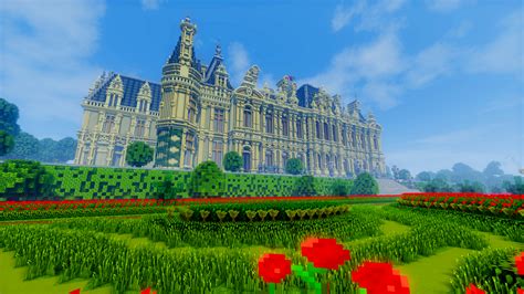 The Waddesdon Manor | A Neo-Renaissance manor Minecraft Map