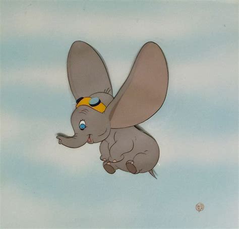 Original Walt Disney Production Animation Cel of Dumbo 1941