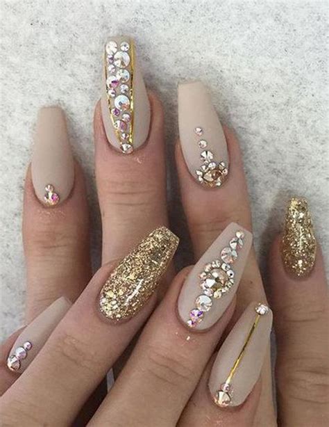 48+ super pretty rhinestone nail art ideas – 2000 Daily