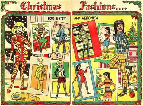 The Adventurers Club: Betty and Veronica Christmas fashion