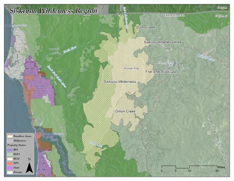 The Siskiyou Crest : Maps for The Siskiyou Crest: Hikes, History & Ecology