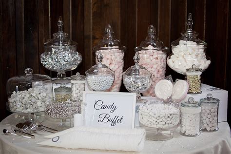 Candy Station At Wedding