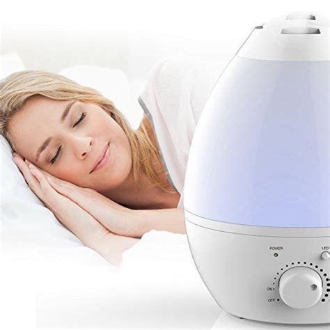 Emson 9959 Bell & Howell Ultrasonic Color Changing Humidifier, White | eBay