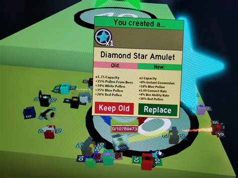 First diamond star amulet:) : r/BeeSwarmSimulator