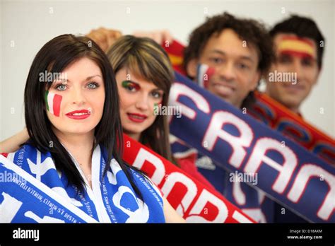 European football fans Stock Photo - Alamy