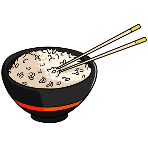 How To Draw Rice And Chopsticks Really Easy Drawing Tutorial | Images and Photos finder