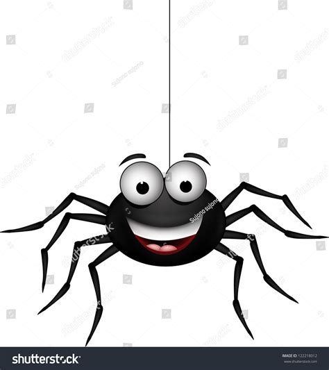 Funny Spider Cartoon You Design Stock Vector (Royalty Free) 122218012 ...